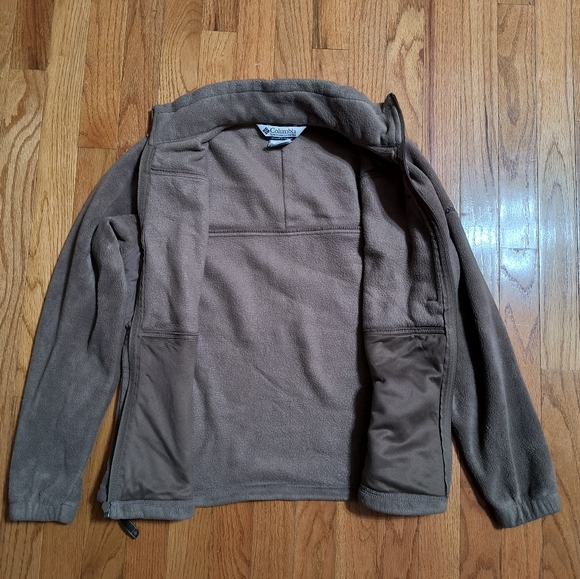 Columbia fleece zip jacket, women's small, brown - Picture 14 of 14